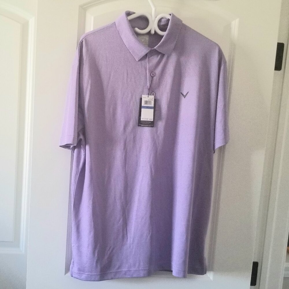 Callaway Opti-Dry Gold Polo Shirt (Fairy Wren)